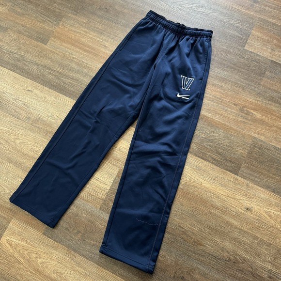 Nike Villanova Wildcats Lacrosse Blue Sweatpants Sz XS Therma Fit - Picture 1 of 9